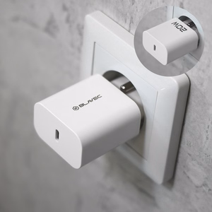 Blavec Wall charger BC-9 - Type C - PD 20W 3A with Type C to Type C cable (TCBC9-CW203A+CC) white