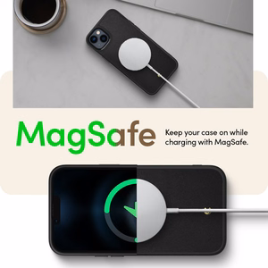 Spigen Cyrill Kajuk Mag kotelo MagSafella iPhone 14 Plus -puhelimelle - Musta