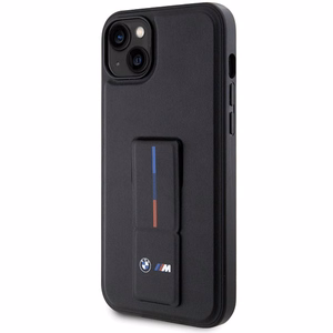 BMW Grip Stand Hot Stamp Case for iPhone 14 Plus / 15 Plus - Black