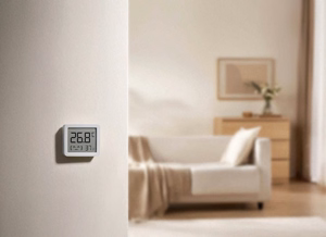 Xiaomi Smart Temperature and Humidity Monitor 3 Mini QBH4312GL – kompakti lämpötila- ja kosteusmittari, valkoinen