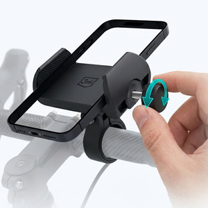 3mk BikeGrip polkupyörän ja potkulaudan puhelinteline – musta
