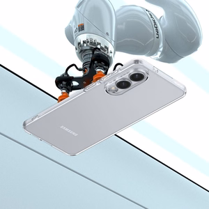 Spigen Liquid Crystal Suojakuori Samsung Galaxy S25 Edge:lle - puoliläpinäkyvä