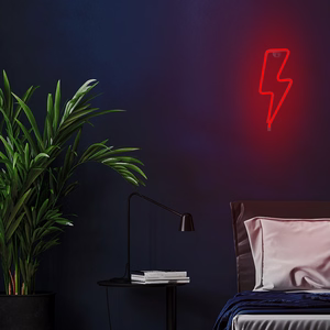 Neon LED-valo BOLT punainen Bat + USB FLNE06 Forever Light