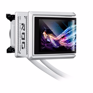 Asus ROG RYUO IV 360 ARGB - all-in-one vesijäähdytin, 12 cm (valkoinen)