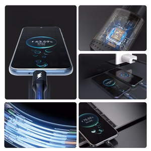 Dudao L3F 2in1 Kaapeli 100W 1.2m 2 x USB-C - musta