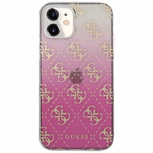 Guess GUHCP12SPCU4GGPI iPhone 12 mini 5.4" vaaleanpunainen/vaaleanpunainen kovakotelo 4G Gradienti