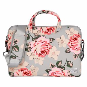 Wonder Briefcase Kannettava 15-16 tuumaa harmaa ja ruusut