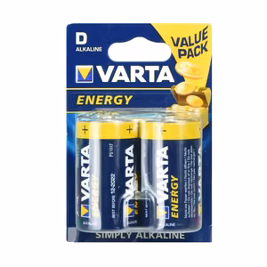 VARTA alkaliakku R20 (Type D) Energy 2 kpl