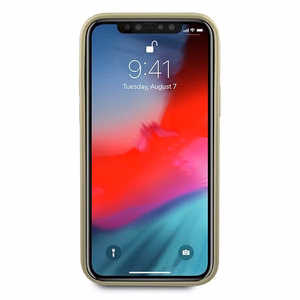 Guess GUHCP12LIGLGO iPhone 12 Pro Max 6.7" kultainen/kultainen kovakotelo Iridescent (Iriseva)