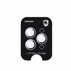 Joyroom JR-MFY0254 Lasi Näytönsuoja iPhone 15 Pro/15 Pro Max linsseihin - titaani
