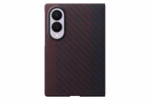 Samsung Carbon Magnet Case for Samsung Galaxy Z Fold 8 compatible with MagSafe + 2 anti-reflective films - red