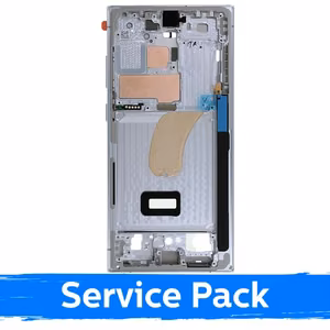 Mid-Frame Housing for Samsung S918 S23 Ultra / Sky Blue / (Service Pack)