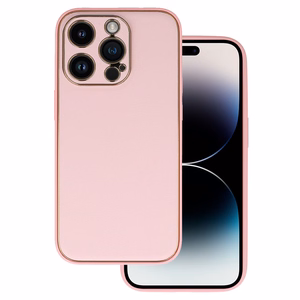 TEL PROTECT Luxury Suojakuori iPhone 14 Pro Max:lle vaalea vaaleanpunainen