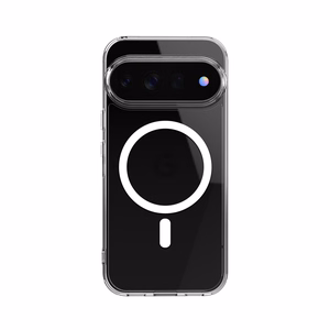 Crong Hybrid Clear Magnetic MagSafe -suojakuori Google Pixel 11 Pro XL -mallille, läpinäkyvä