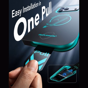 ESR UltraFit Armorite 2 kpl karkaistuja laseja malleille iPhone 18 Pro / 17 Pro, musta