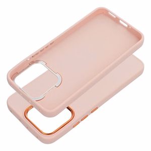 Suojakuori Samsung A57 5G:lle Frame puuterinen vaaleanpunainen