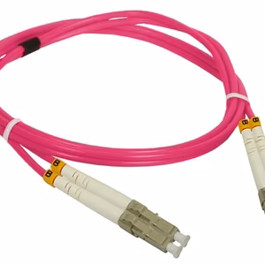 Alantec FOC-LCLC-5MMD-1-4 – LC-LC-duplex-valokuitukaapeli, OM4 multimode 50/125 µm, 1 m, violetti