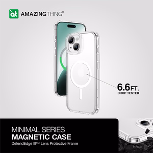 Amazing Thing Minimal Magsafe Case 6.6FT IP156.7MMINCL for Iphone 15 Plus transparent