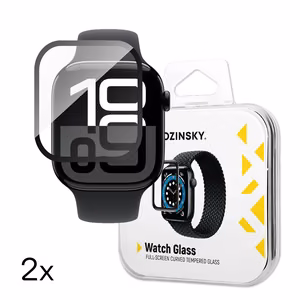 Wozinsky Full Glue Karkaistu lasi Apple Watch 46mm:lle (2 kpl)