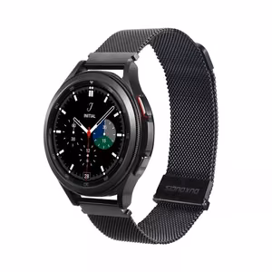 Dux Ducis MILANESE ranneke ruostumaton teräs magneettinen 20 mm musta