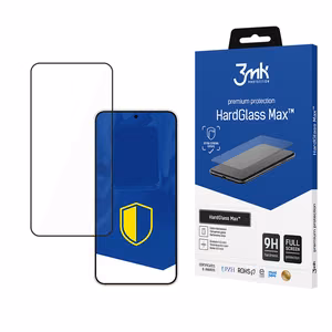 Karkaistu lasi 3mk HardGlass Max musta Samsung Galaxy S25 Edge:lle