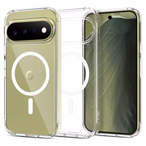 Tech-Protect FlexAir Hybrid MagSafe-suojakuori Google Pixel 9 Pro XL / 10 Pro XL / 11 Pro XL:lle – läpinäkyvä