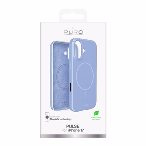Puro Pulse iPhone 17 polykarbonaatti suojakuori - sininen