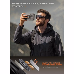 Supcase Grip Pro Mag MagSafe -suojakuori iPhone 18 Pro / 17 Pro – musta