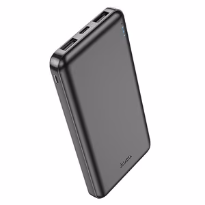 Ulkoinen akku Hoco 10000 mAh 2,1A J100 musta