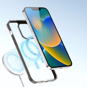 Dux Ducis Clin2 kotelo iPhone 14 Plus magneettinen suojus MagSafe harmaa