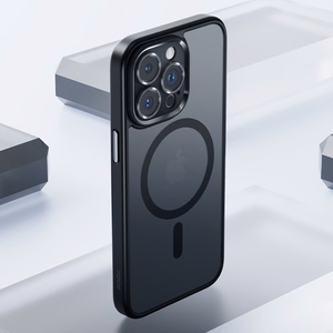 Rock Guard Touch Matte Series Magnetic Case for Iphone 15 Plus black