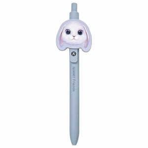 NIMMY setti 2in1 muistikirja + kynä BIG EYED PET 2.0 Kani violetti
