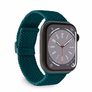 Puro Loop Nylon Apple Watch Hihna 38/40/41mm - Tummanvihreä