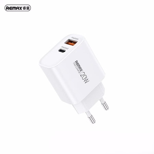 Remax Kiddy Series 20W Seinälaturi RP-U120 USB/USB-C valkoinen