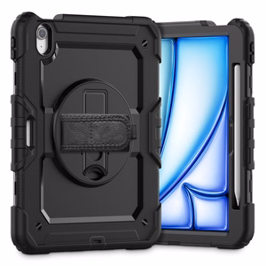 Tech-Protect Solid360 Suojakuori iPad Air 11 (2024/2025/2026):lle - musta