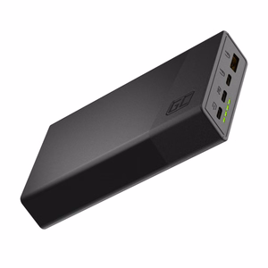 Green Cell GC PowerPlay 20S -varavirtalähde, 20 000 mAh, 22,5 W, PD, USB-C, pikalataus, Panther Black