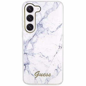 Guess GUHCS23MPCUMAH S23+ S916 valkoinen/valkoinen kovakuori Marble