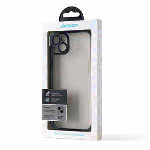Joyroom 14Q Case tapauksessa iPhone 14 Plus tapauksessa kansi metallinen kehys musta (JR-14Q3-musta)