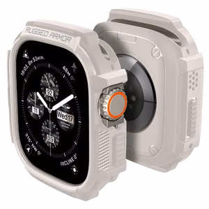 Spigen Rugged Armor kotelo Apple Watch Ultra 1 / 2 (49mm) - beige