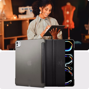 Spigen Smart Fold -suojakuori iPad Pro 13 2024:lle - musta
