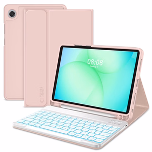 Tech-Protect SC Pen Suojakuori Samsung Galaxy Tab A9+ / A11+ Plus 11.0 X210 / X215 / X216 / X230 / X235 / X236:lle - Vaaleanpunainen
