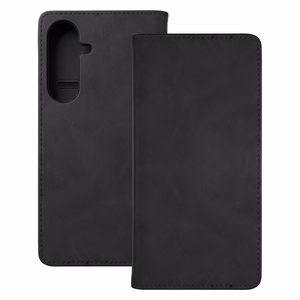 musta Smart Suede -suojakuori Samsung Galaxy S26 FE -laitteelle