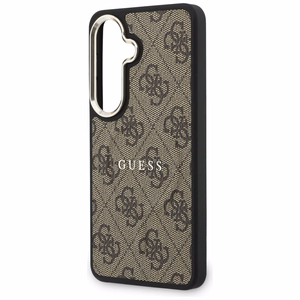Guess case 4G Embossed Ring MagSafe for Samsung Galaxy S26 brown