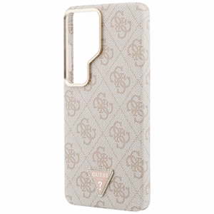 Guess suojakuori 4G Triangle Logo MagSafe Samsung Galaxy S26 Ultra:lle pinkki