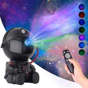 LED 3D galaxy and star projector Reach Mini Astronaut, black