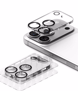 Ringke Camera Full Cover -kameransuojalasi, 2 kpl:n pakkaus iPhone 18 Pro Max -mallille, musta
