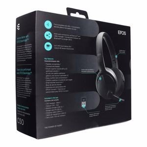 Mustat langattomat Sennheiser Epos C50 -kuulokkeet