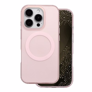 Tecto Shield Mistiq Mag suojakuori iPhone 16 Pro 6,3"-mallille, vaaleanpunainen