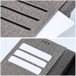Flip-suojakuori Xiaomi Redmi Note 14 PRO 4G:lle Gomma Book harmaa