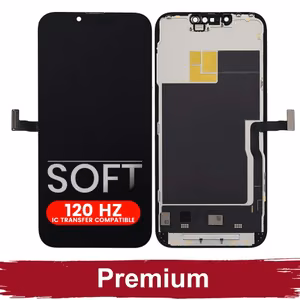 LCD-näyttö yhteensopiva iPhone 13 Pro musta (SOFT OLED / Stable 120Hz / Premium) *Self-Diagnosable*